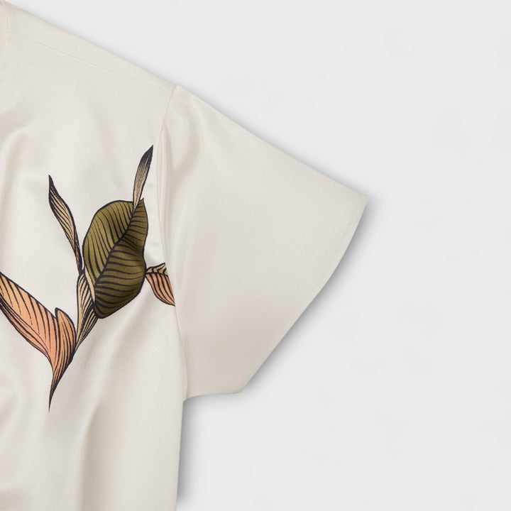 Marini | Abito avvolgente in satin elegante