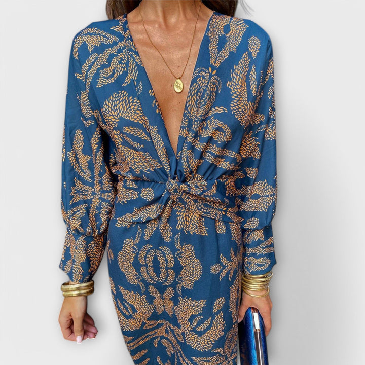 Marini | Abito elegante con maniche lunghe