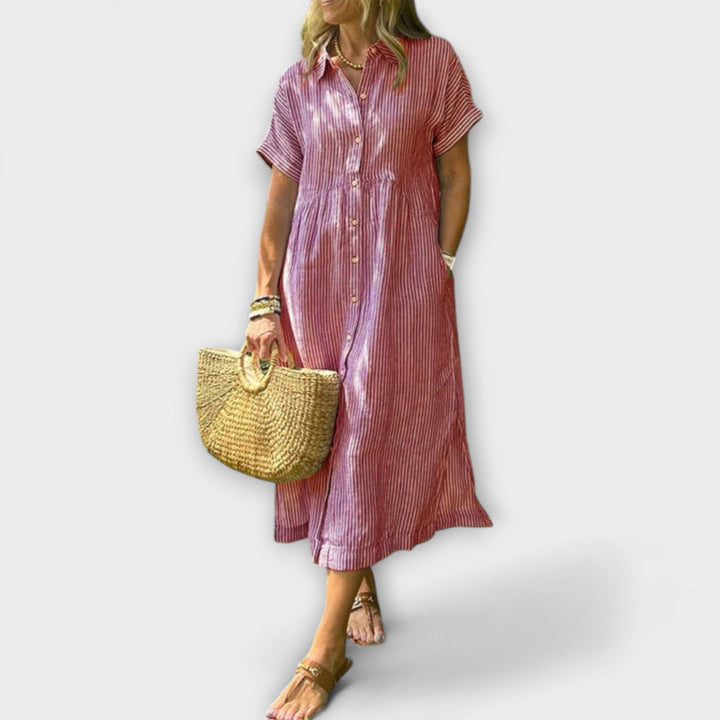 Marini | Abito a righe elegante da donna