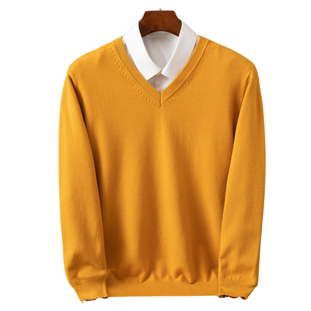 Bexford | Pure Cashmere V-Neck Sweater for Men