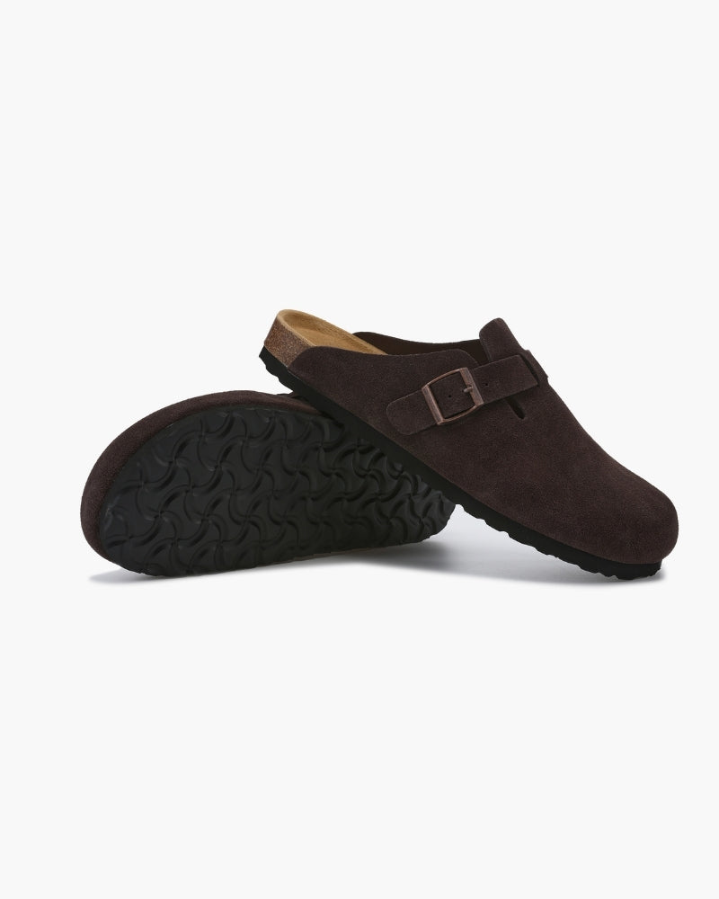 Marini | Raffinati zoccoli in suede eleganti