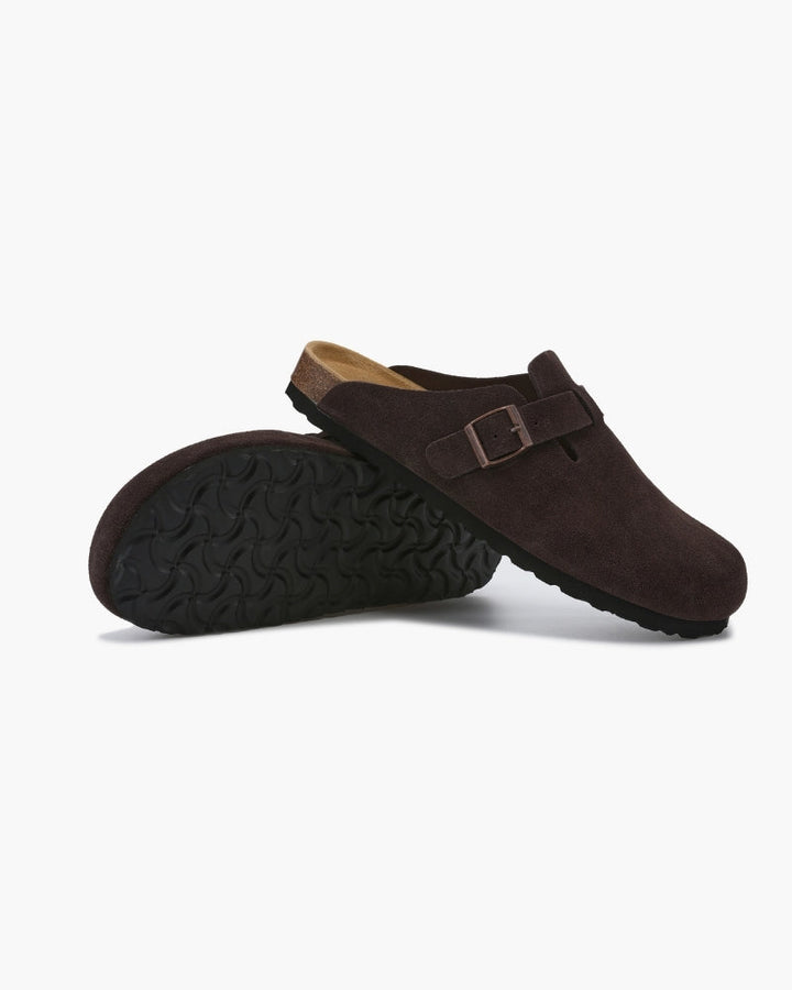 Marini | Raffinati zoccoli in suede eleganti