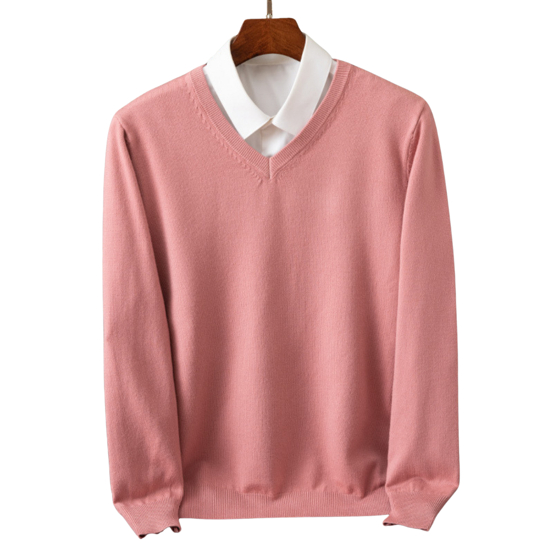 Bexford | Pure Cashmere V-Neck Sweater for Men