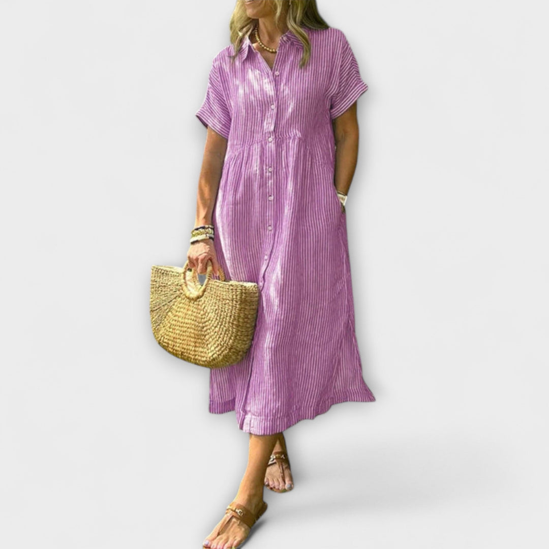 Marini | Abito a righe elegante da donna