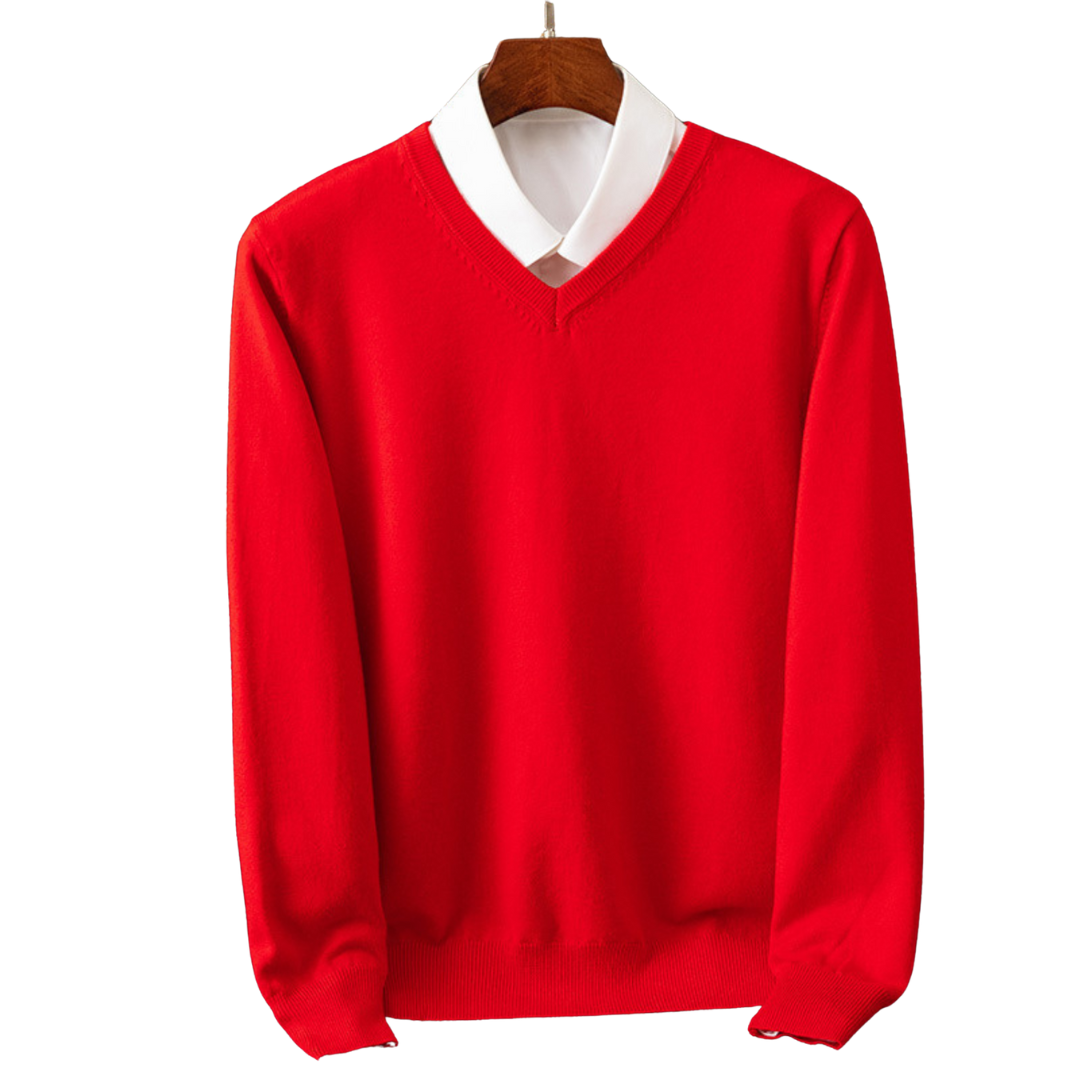 Bexford | Pure Cashmere V-Neck Sweater for Men