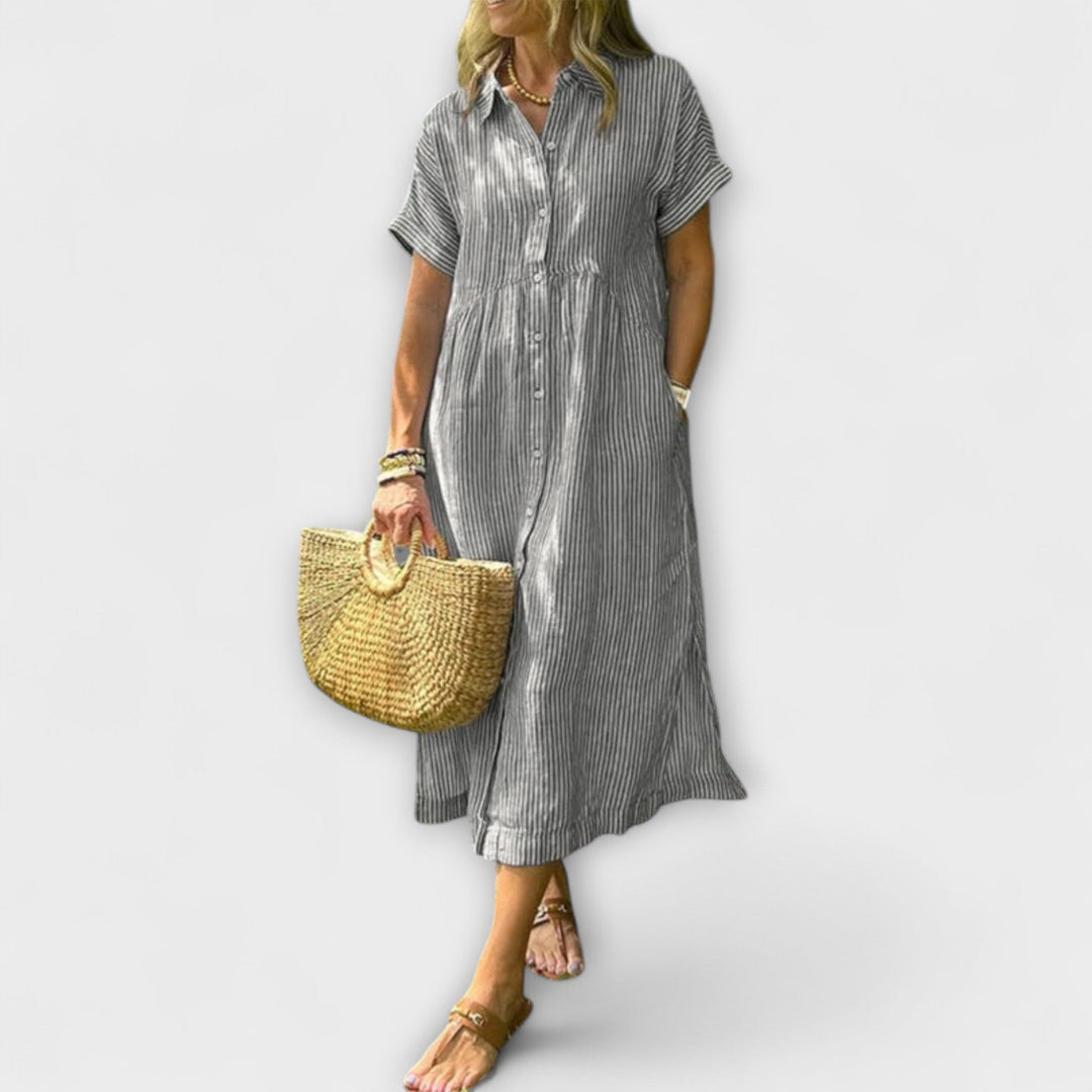 Marini | Abito a righe elegante da donna
