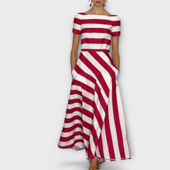 Marini | Vestito maxistampato elegante da donna