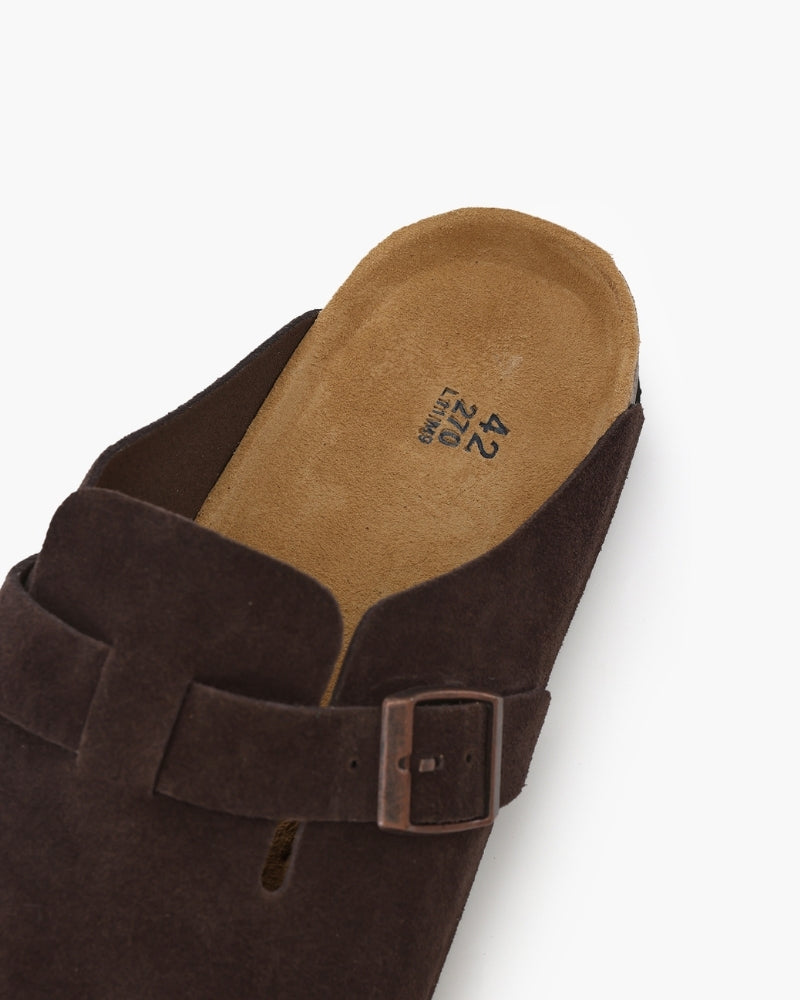 Marini | Raffinati zoccoli in suede eleganti