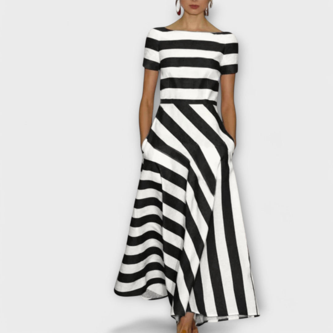 Marini | Vestito maxistampato elegante da donna