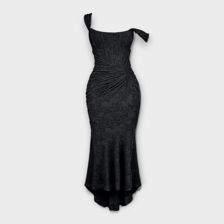 Marini | Abito lungo con corsetto elegante