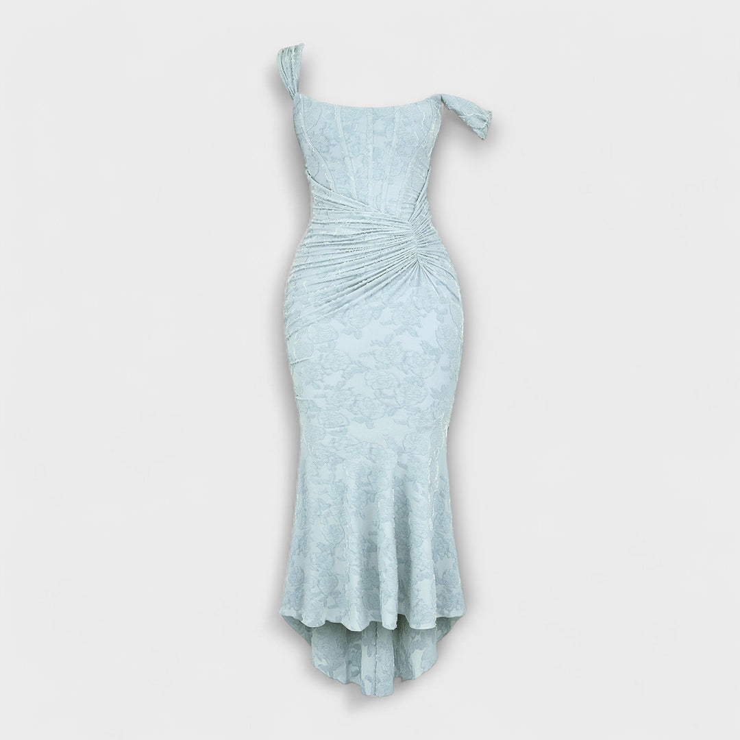 Marini | Abito lungo con corsetto elegante
