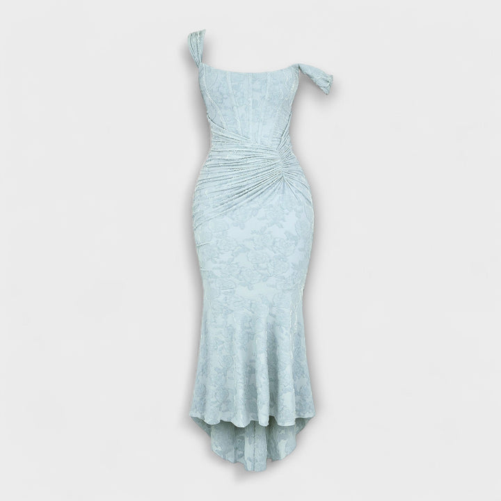 Marini | Abito lungo con corsetto elegante