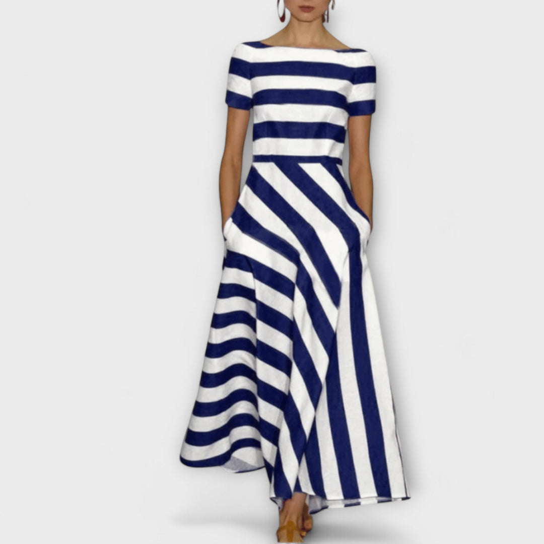 Marini | Vestito maxistampato elegante da donna