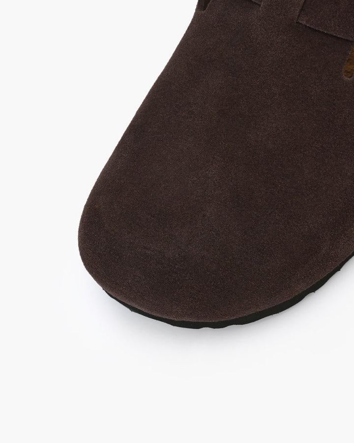 Marini | Raffinati zoccoli in suede eleganti
