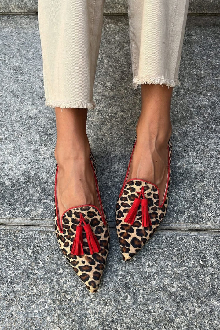 Nela™ | Mocassini Leopardati