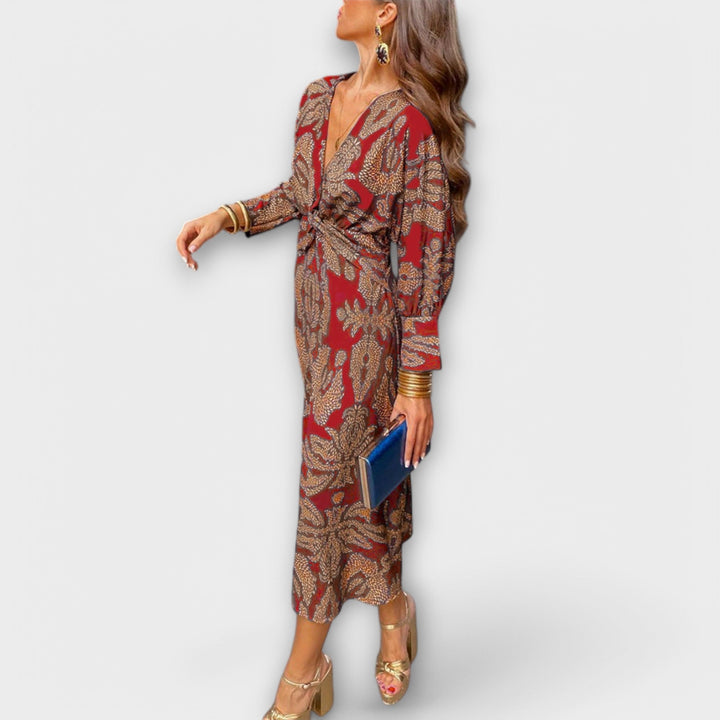 Marini | Abito elegante con maniche lunghe