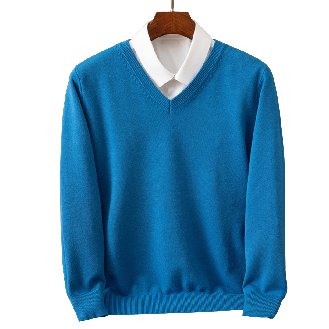 Bexford | Pure Cashmere V-Neck Sweater for Men