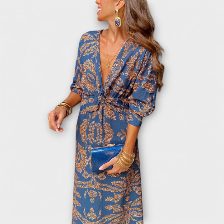 Marini | Abito elegante con maniche lunghe