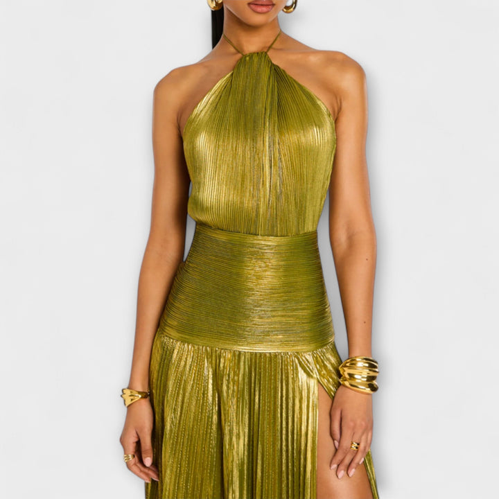 Marini | Abito Halter con schiena scoperta