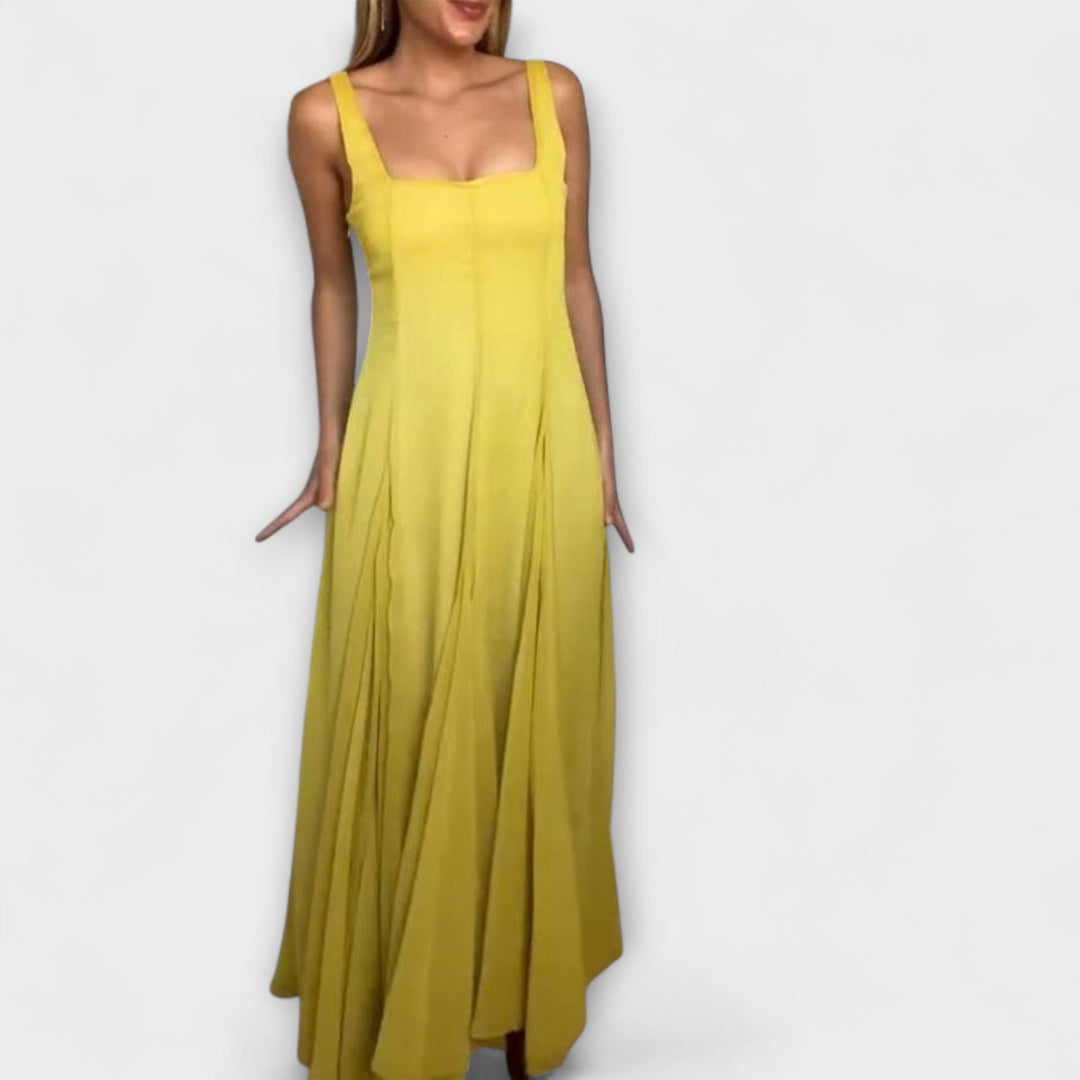 Marini | Abito con scollatura quadrata elegante