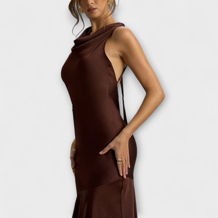 Marini | Raffinato maxikleid in satin