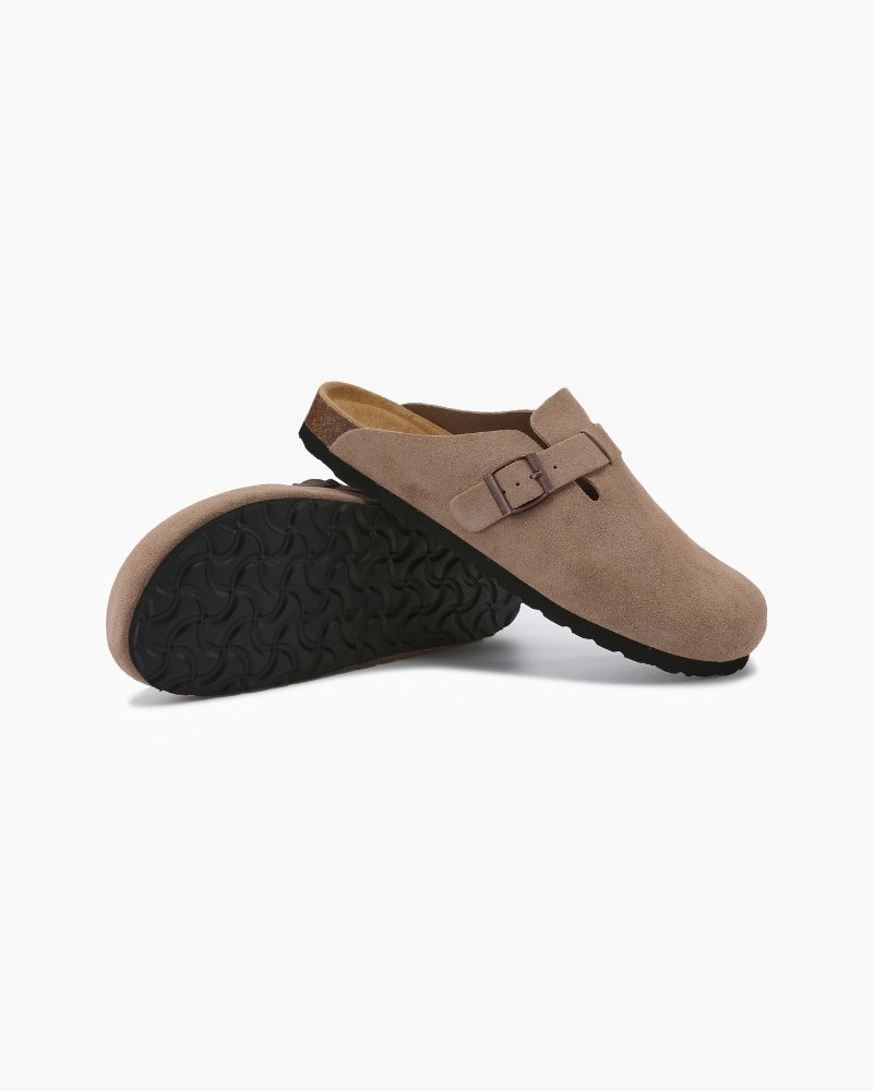 Marini | Raffinati zoccoli in suede eleganti