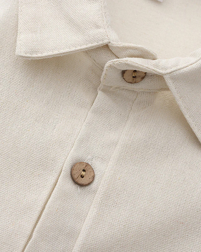 Marini | Raffinato polo in lino da uomo