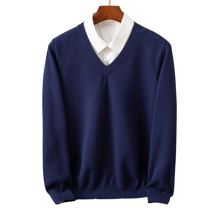 Bexford | Pure Cashmere V-Neck Sweater for Men