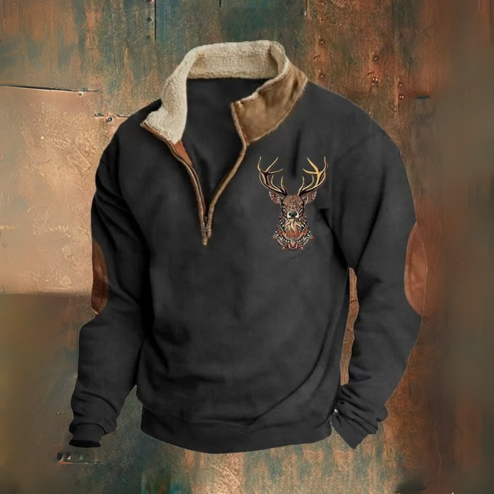 Laurent | Maglione con mezza zip