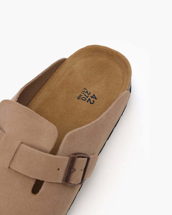Marini | Raffinati zoccoli in suede eleganti