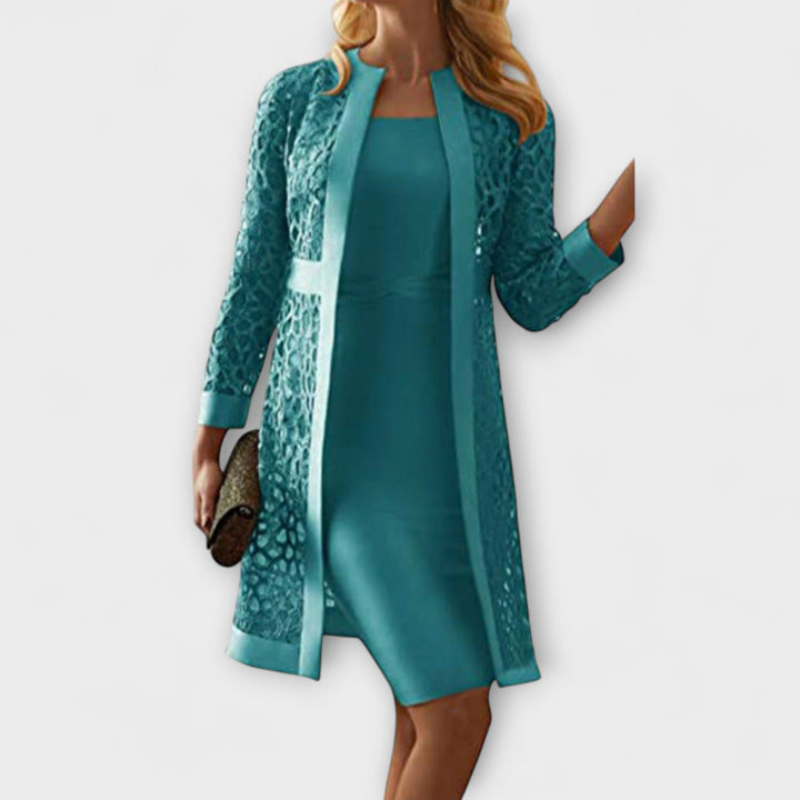 Marini | Raffinato abito in pizzo da donna