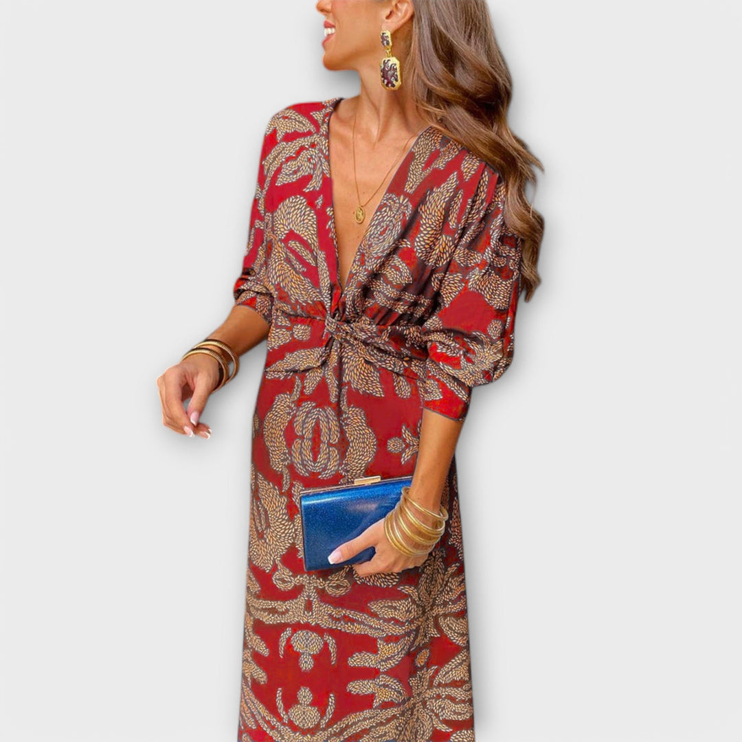 Marini | Abito elegante con maniche lunghe
