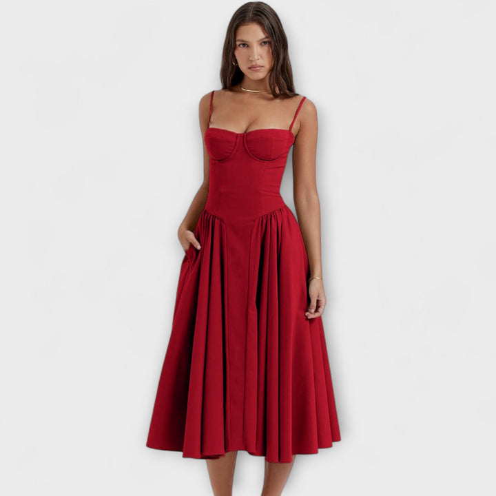 Marini | Raffinato abito corsetto da donna