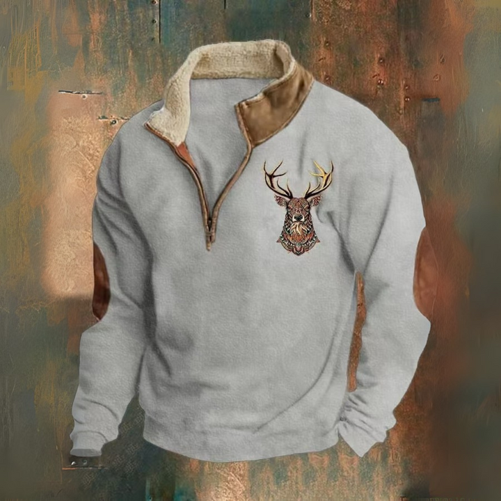 Laurent | Maglione con mezza zip