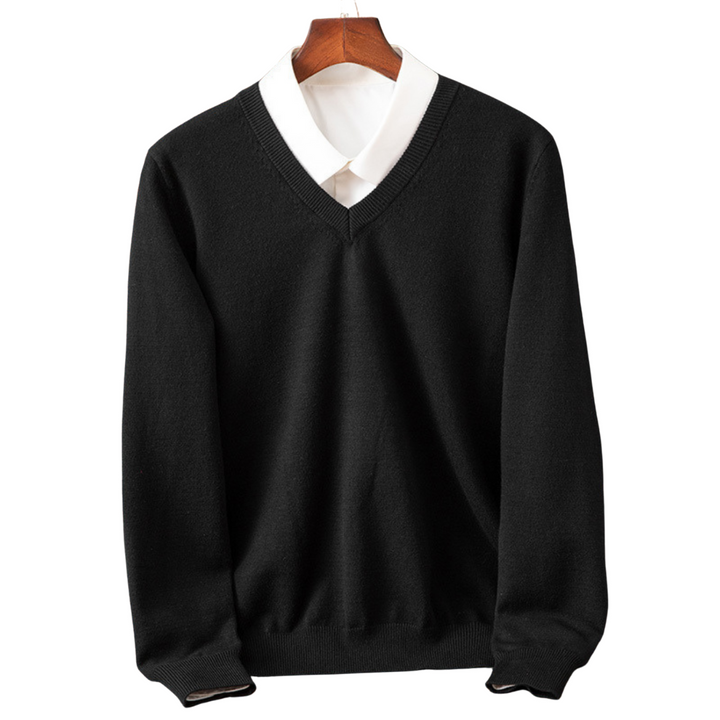 Bexford | Pure Cashmere V-Neck Sweater for Men