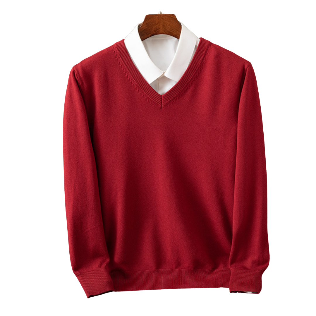 Bexford | Pure Cashmere V-Neck Sweater for Men