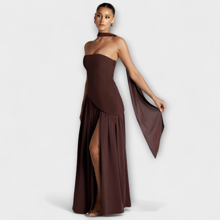 Marini | Raffinato maxidress estivo da donna