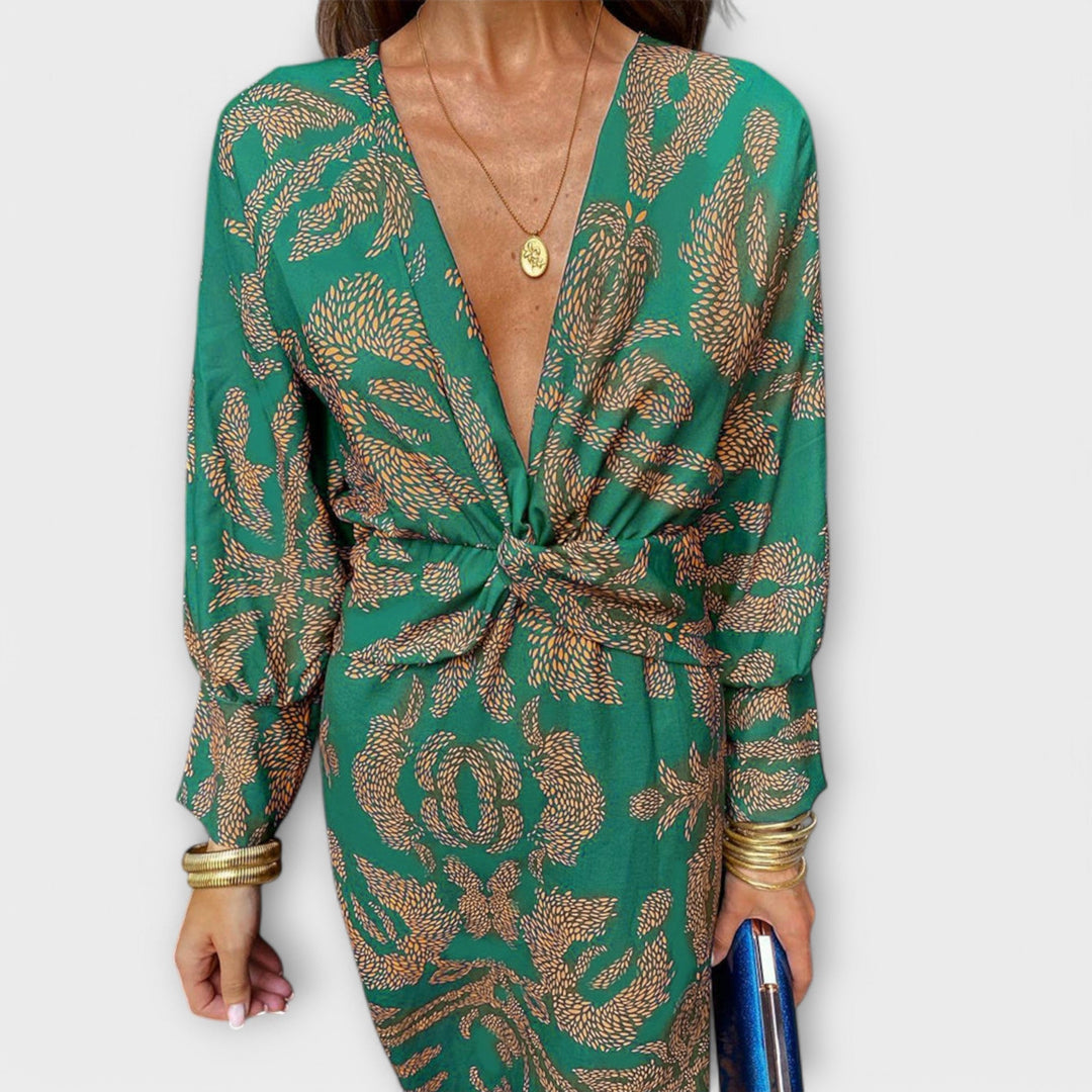 Marini | Abito elegante con maniche lunghe