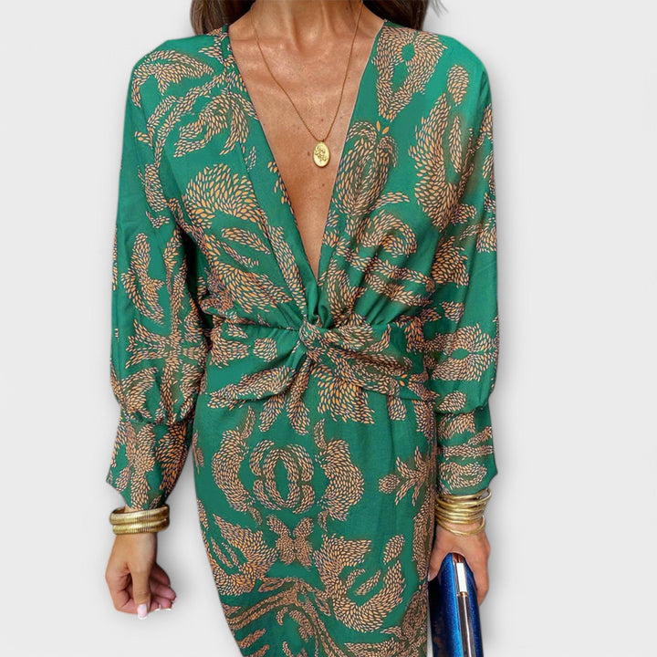 Marini | Abito elegante con maniche lunghe