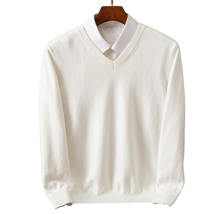 Bexford | Pure Cashmere V-Neck Sweater for Men