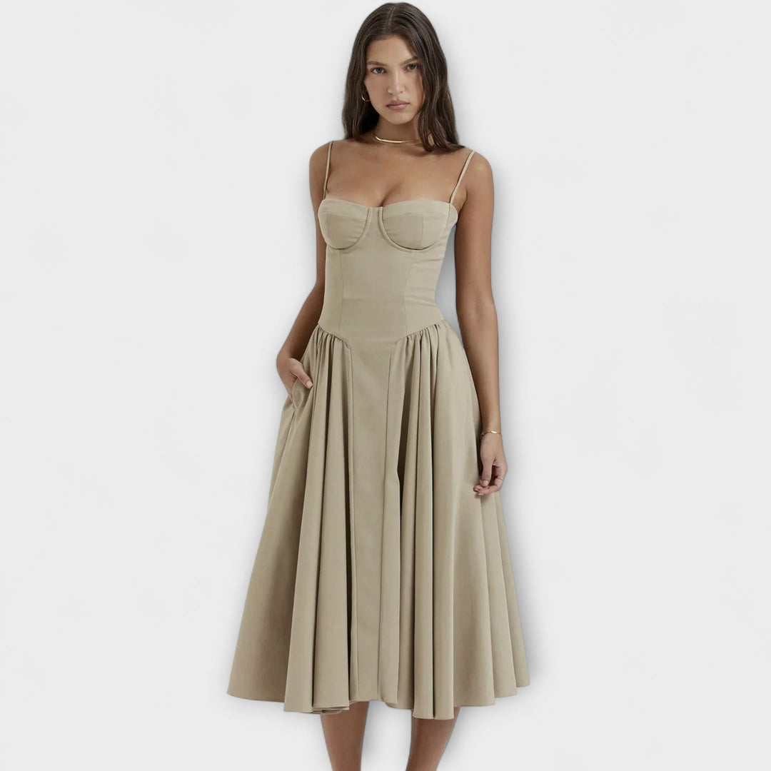 Marini | Raffinato abito corsetto da donna
