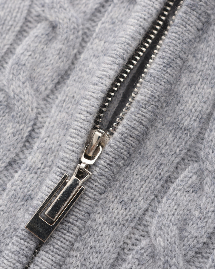 Marini | Raffinato mezzo zip in cashmere