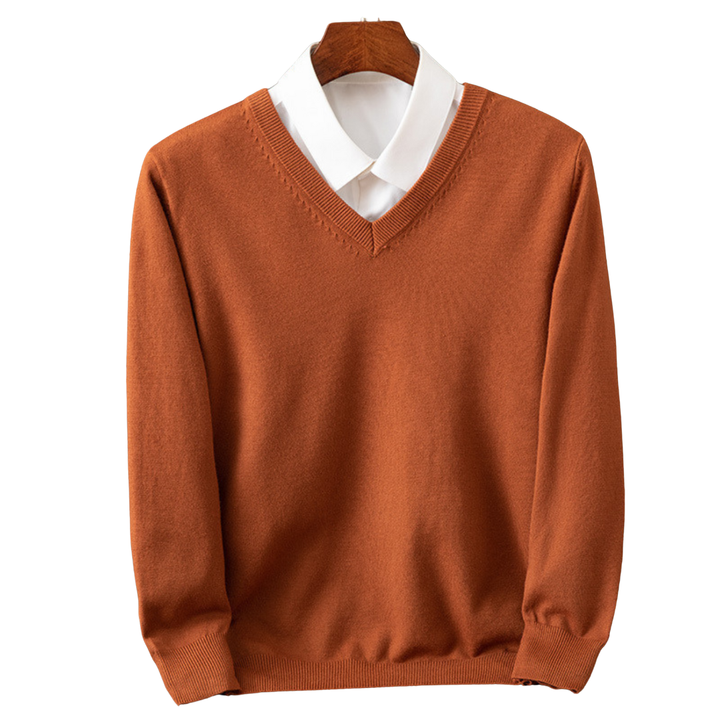 Bexford | Pure Cashmere V-Neck Sweater for Men