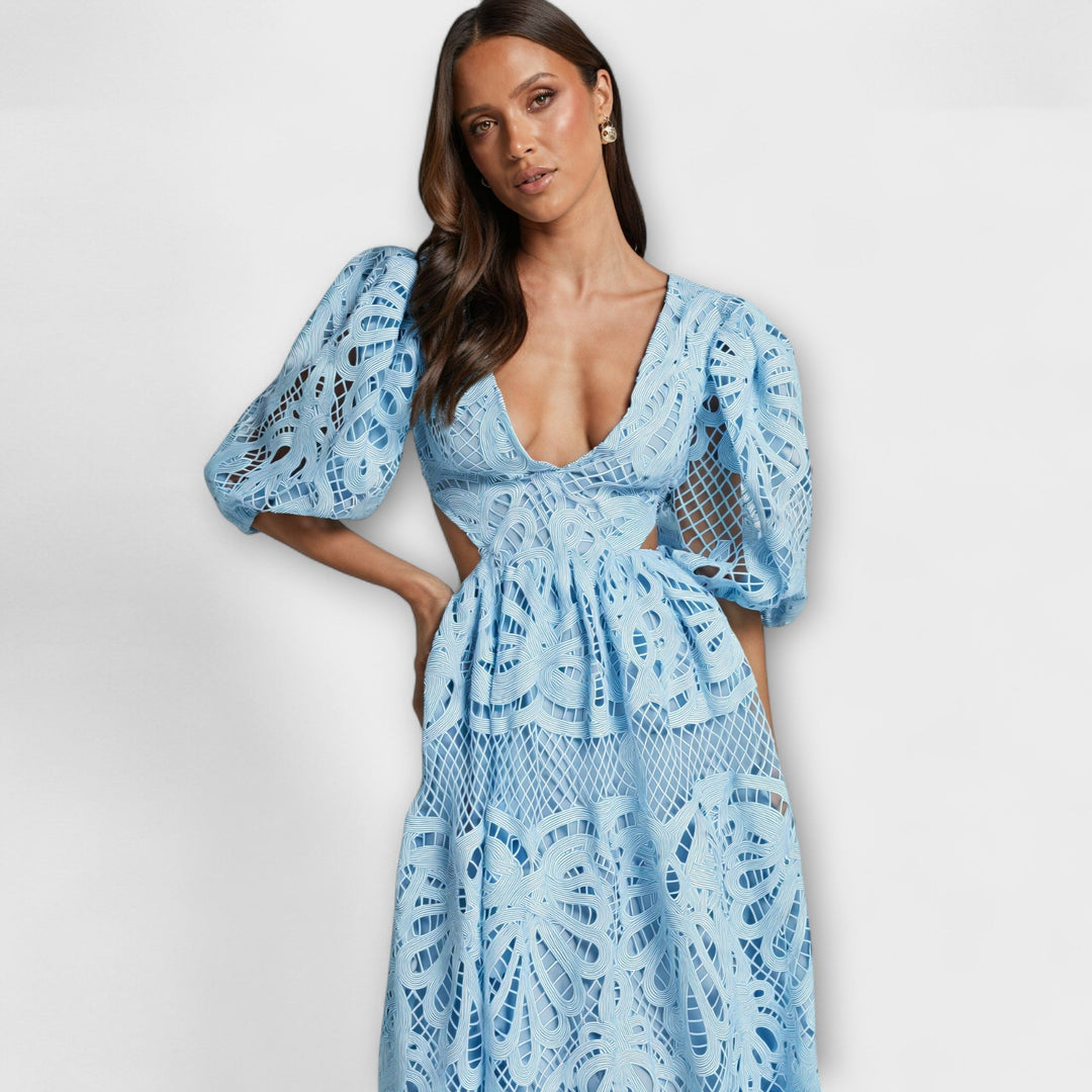 Marini | Abito elegante con dettagli raffinati