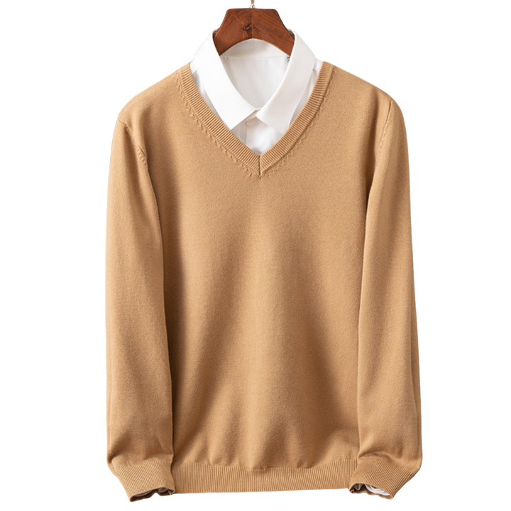 Bexford | Pure Cashmere V-Neck Sweater for Men