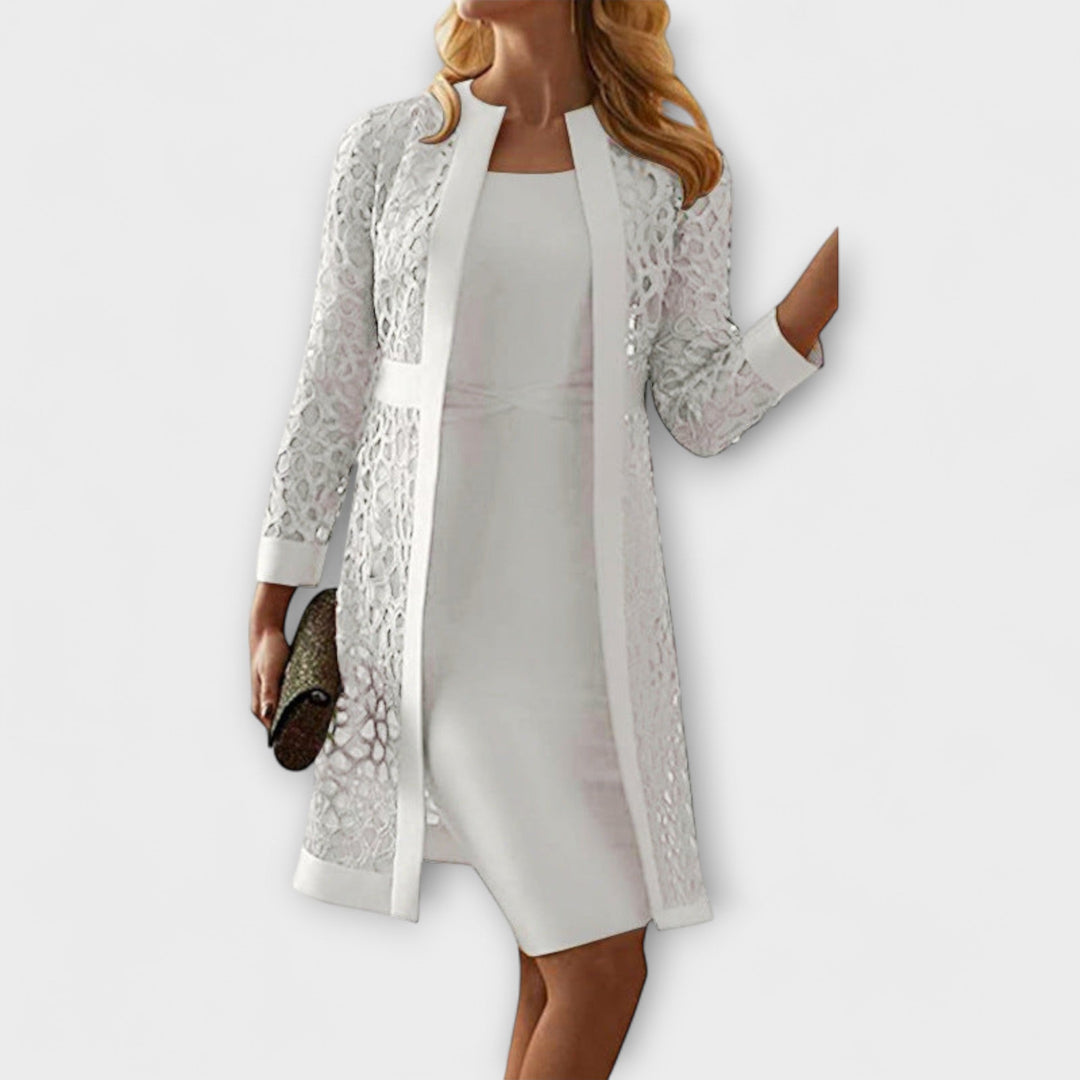 Marini | Raffinato abito in pizzo da donna