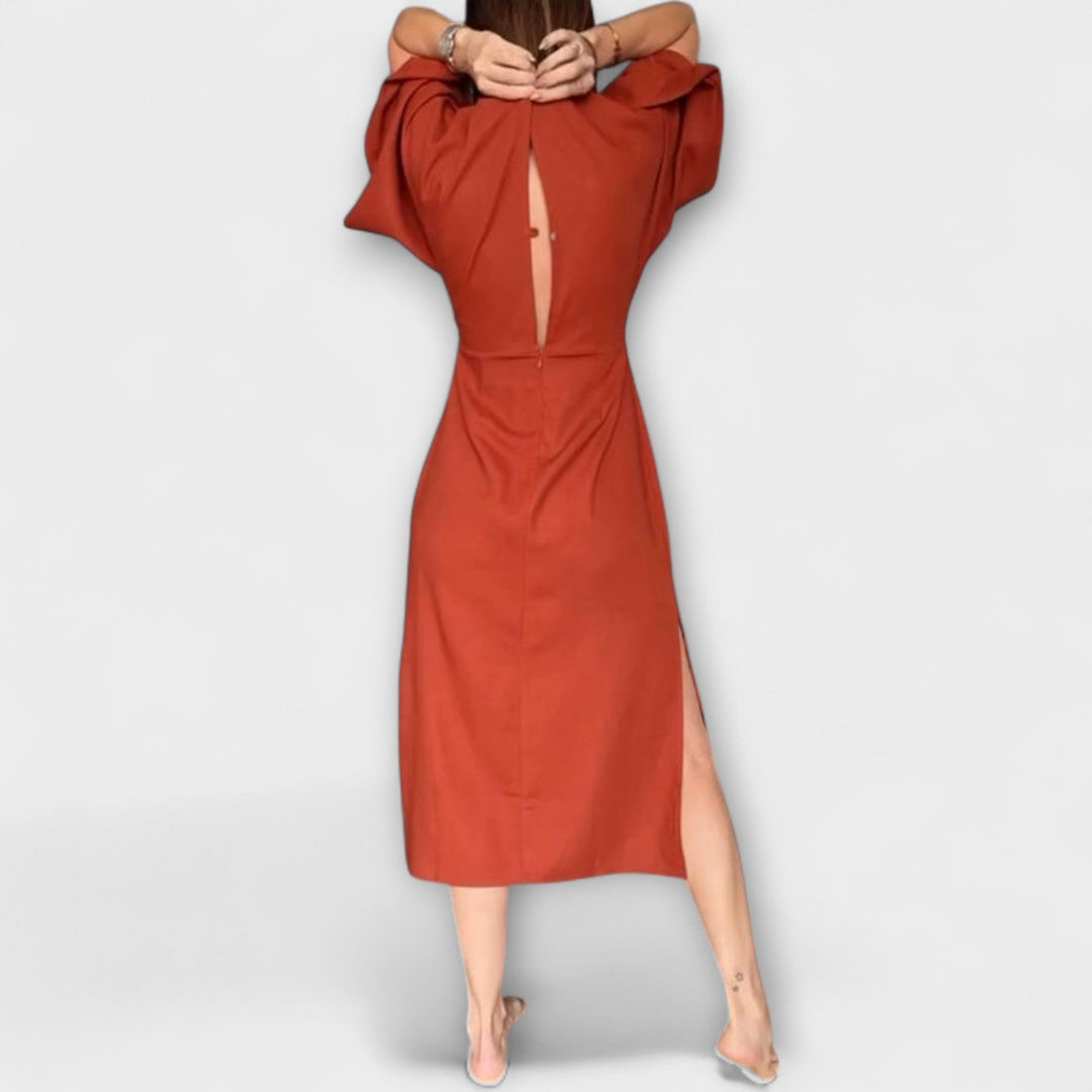 Marini | Abito casual con scollatura a V