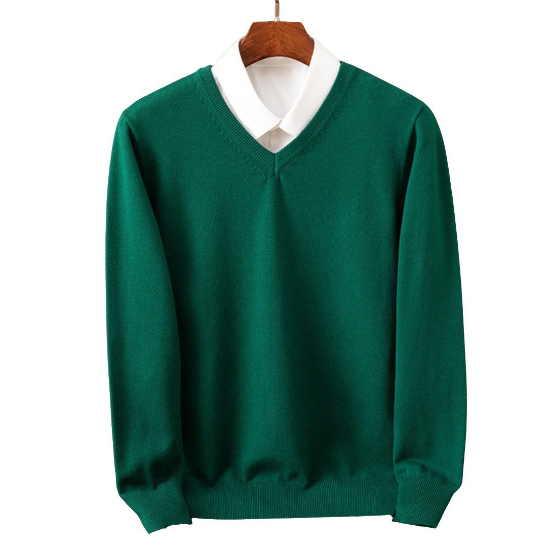 Bexford | Pure Cashmere V-Neck Sweater for Men