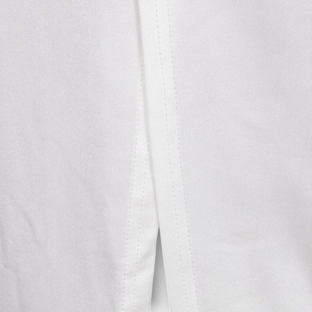 Marini | Abito bianco con dettagli in strass