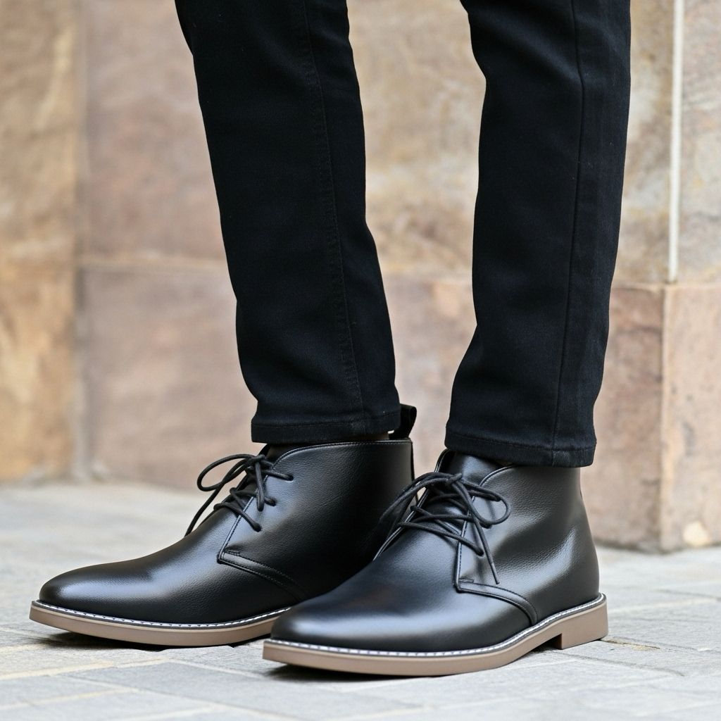 Alexander | Retro British Ankle Boots with Lace-Up Closure